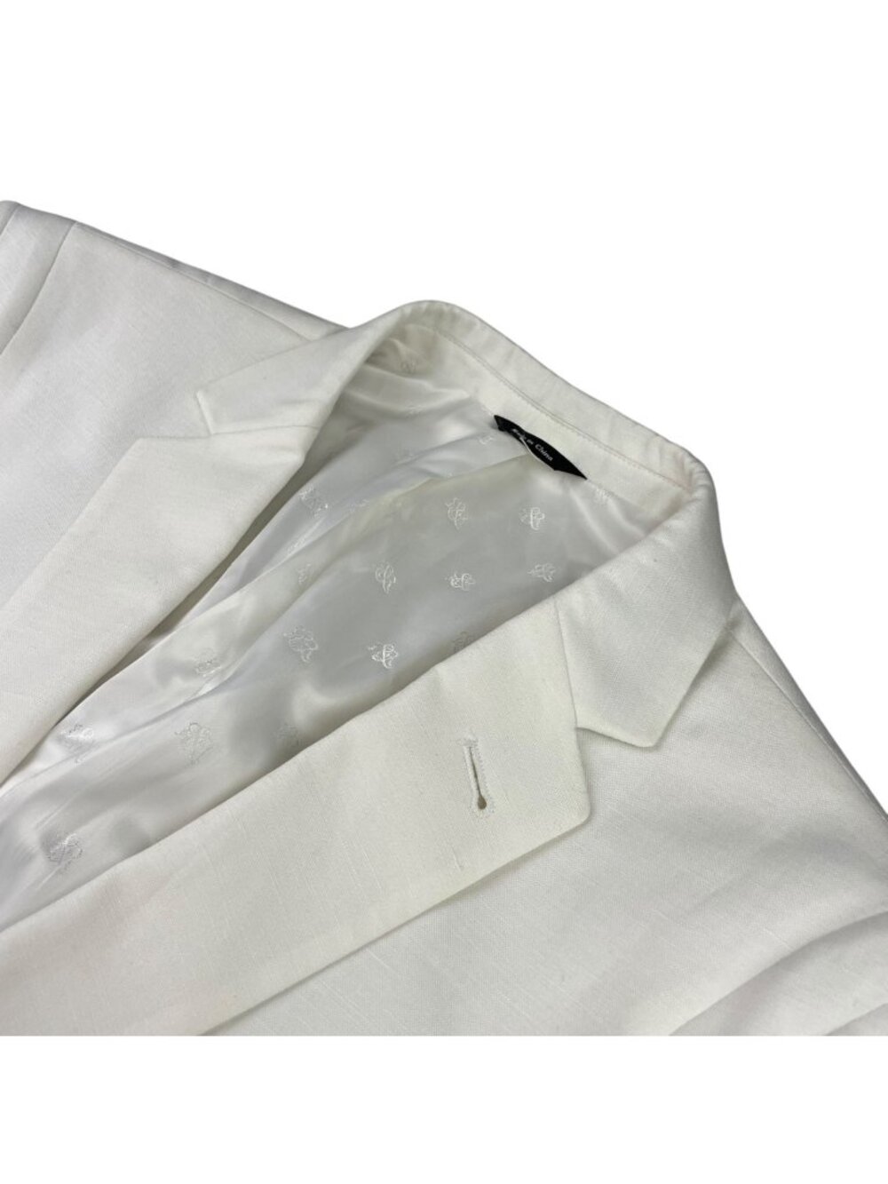 NEW Rock Republic Men's Linen Blend Slim Fit 2-Button Blazer White • 42R